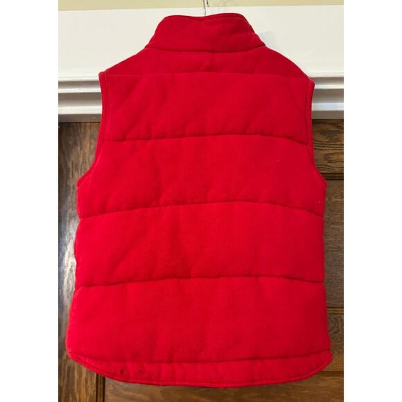 VTG Polo Ralph Lauren Vest Red Quilted Plaid Lined Holiday Preppy Kids Size 6 - Picture 3 of 5